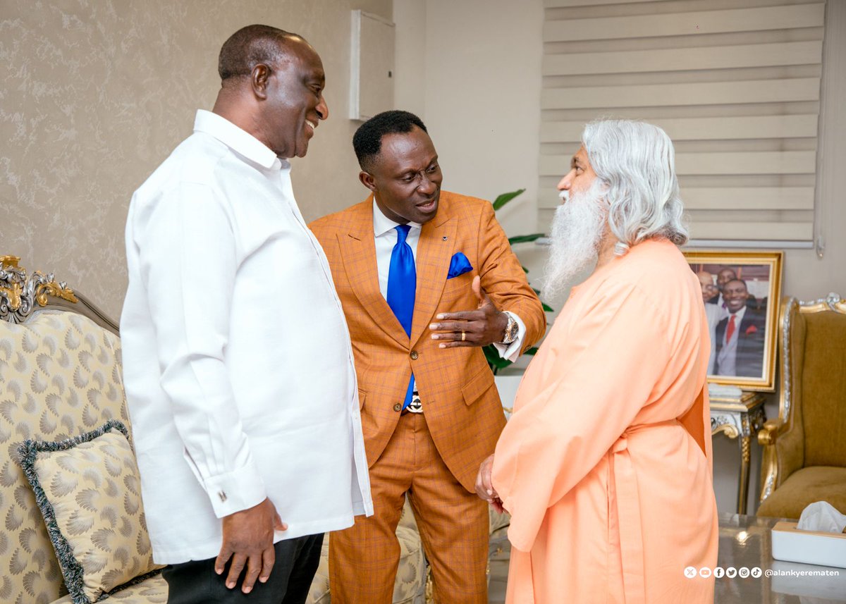Mvmnt4Change_Gh's tweet photo. Alan Kyerematen @AlanKyerematen, Ghana's next Christlike leader, writes;

My wife and I had the privilege of attending the End Time Prophetic Conference at the Holy Hill Chapel Assemblies of God Church in Accra on Friday night. 

During the event, my team and I were granted the opportunity to share our message of hope and transformation with the Christian community in attendance. 

As a Christian, I encouraged my fellow believers to elect a leader who embodies Christlike values. Doing so will help bring about the change we desire in our dear country, Ghana.

I would like to express my sincere gratitude to Reverend Dr. Kwadwo Bempah, for the warm welcome, extended to me and my team. I would also like to thank Prophet Sundar Selvaraj for offering a prayer for my wife, me, and the members of the Movement for Change as we prepare for the upcoming elections.

#GhanaWillRiseAgain
#Alan2024