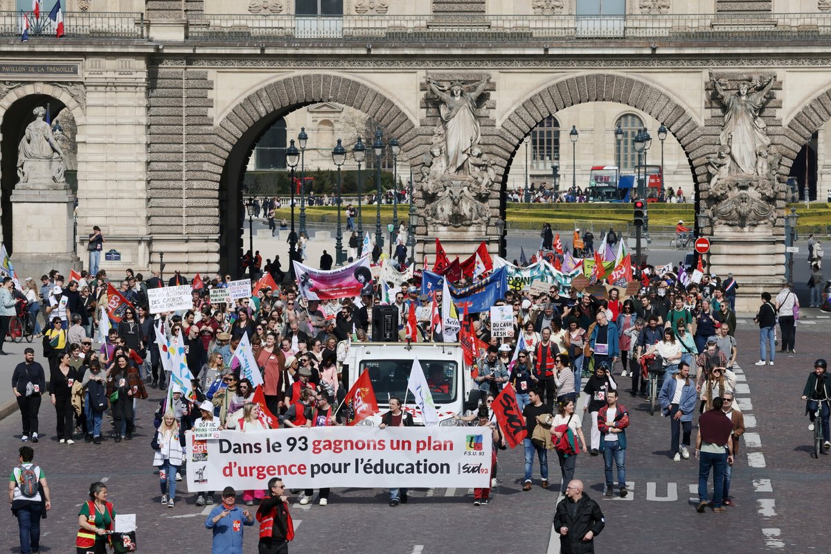 Seine-Saint-Denis : avec 90 000 euros dans la caisse de grève, les profs ont « de quoi tenir longtemps » ➡️ l.leparisien.fr/Ai1Q