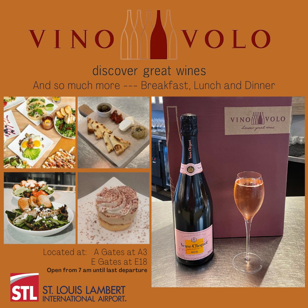 flystl's tweet photo. Stop by Vino Volo on your way through the terminals. 🥘🥪🍷 Great wine and so much more!!
Paradies Lagardère
#FLYSTL #GrilledCheeseDay #travelfood #destinationfood #soupandgrilledcheese https://t.co/jtx18TGqJF
