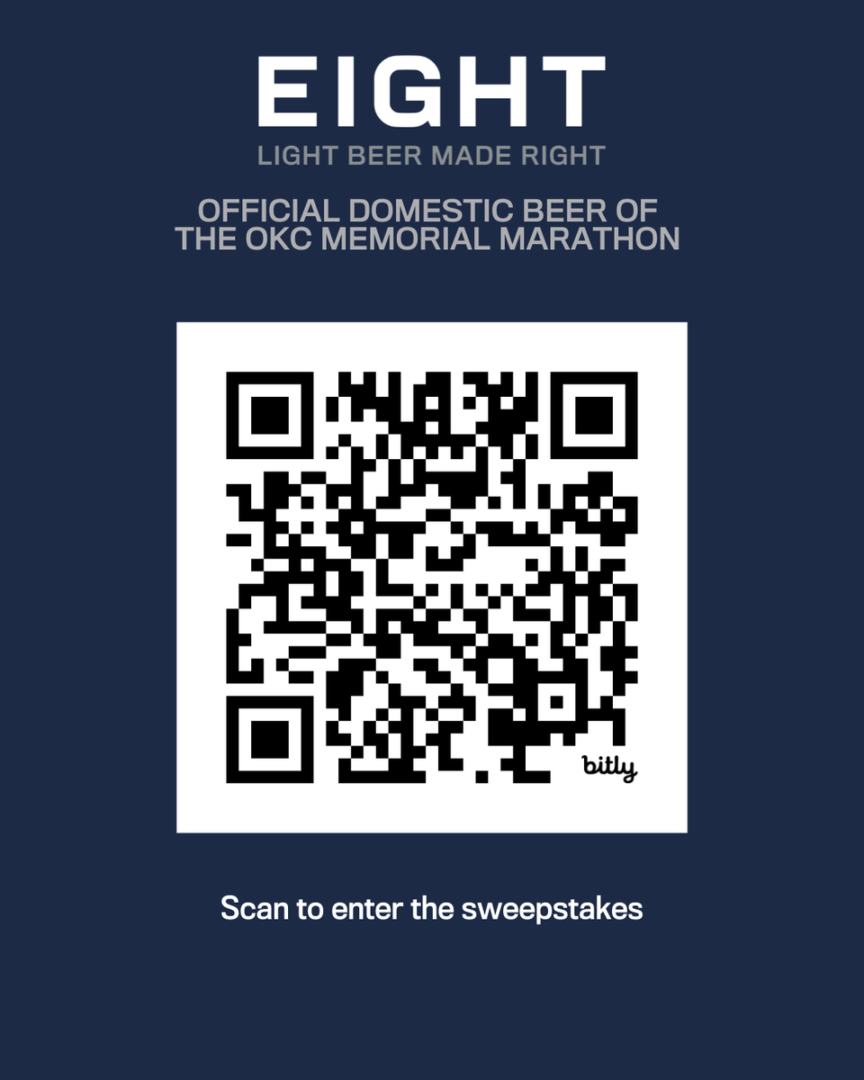 drinkeightbeer's tweet photo. Relax! It's @OKCMarathon taper week. 😅 You've earned an EIGHT, a day off, and hopefully free entry. 🏃 👣 Good news...we're covering the fee for one lucky runner.
Head to the link in our bio to enter.
#OKCMarathon #LightBeerMadeRight #NeverSettle https://t.co/xq3SZySOiP