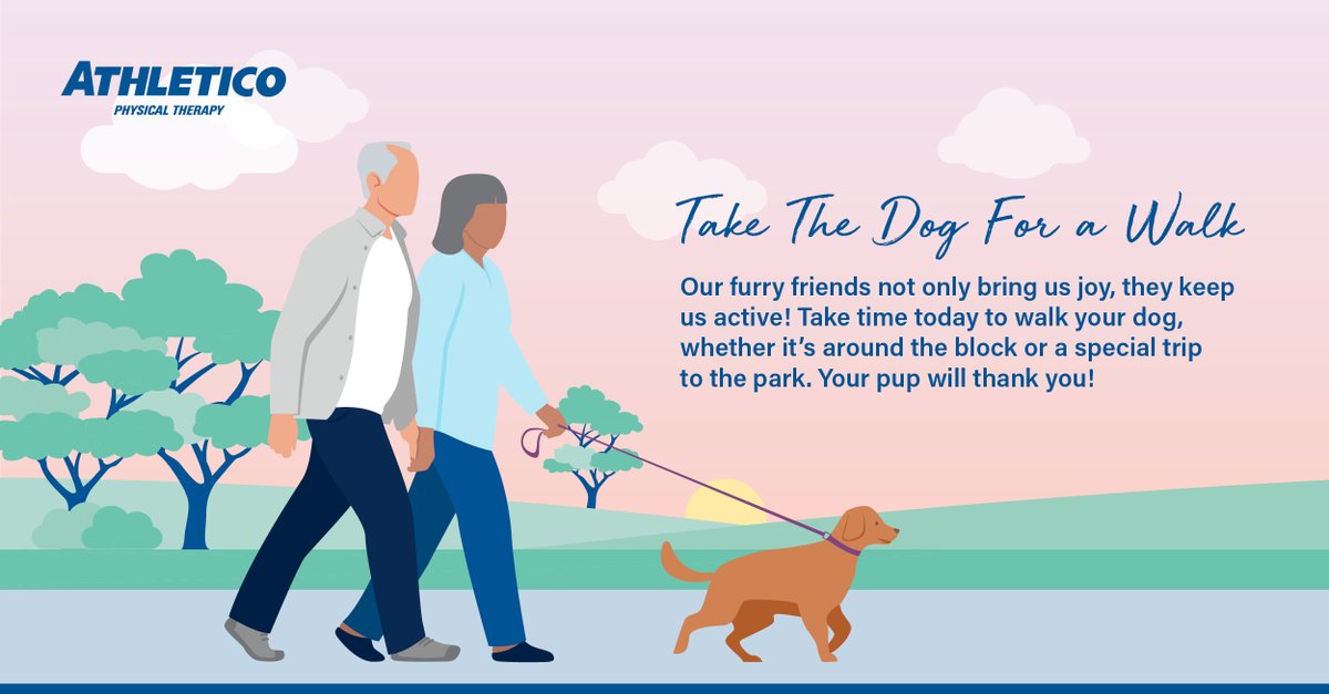 #MoveMoreMonth: Feeling the struggle to stay active? Let your furry friend's enthusiasm for walks and playtime ignite your drive to get moving! Embrace the joy of staying active with your furry friend by taking them on a walk! 🐾