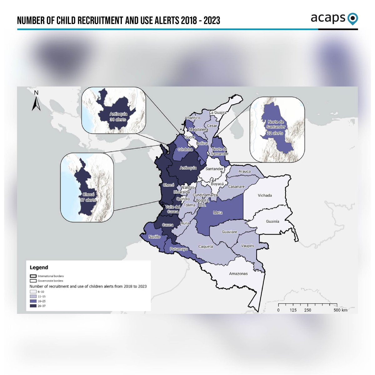 #Colombia: the lack of economic opportunities, state presence & infrastructure➕high levels of poverty are the most significant factors increasing a child’s vulnerability to recruitment & use by non-state armed groups & organised crime groups. 🆕analysis acaps.org/en/countries/a…