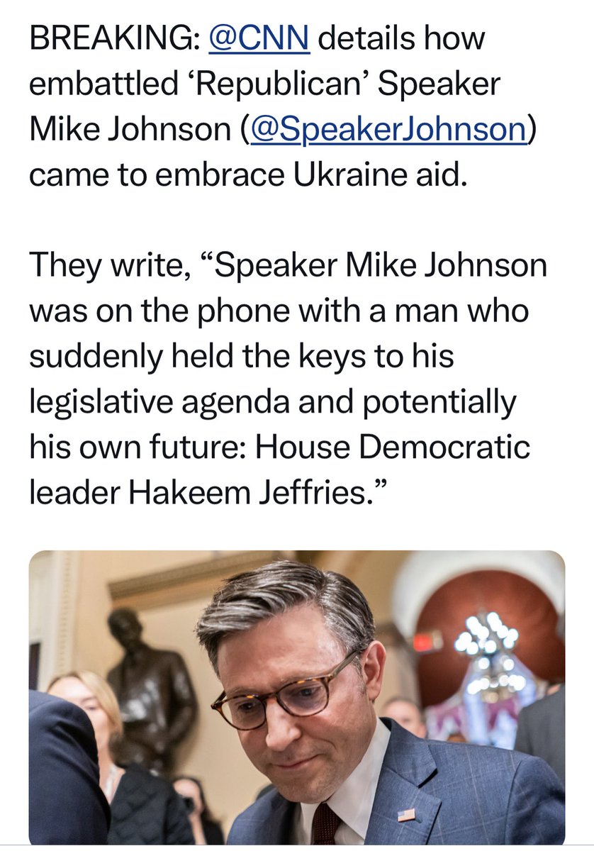 Mike Johnson sold his soul.