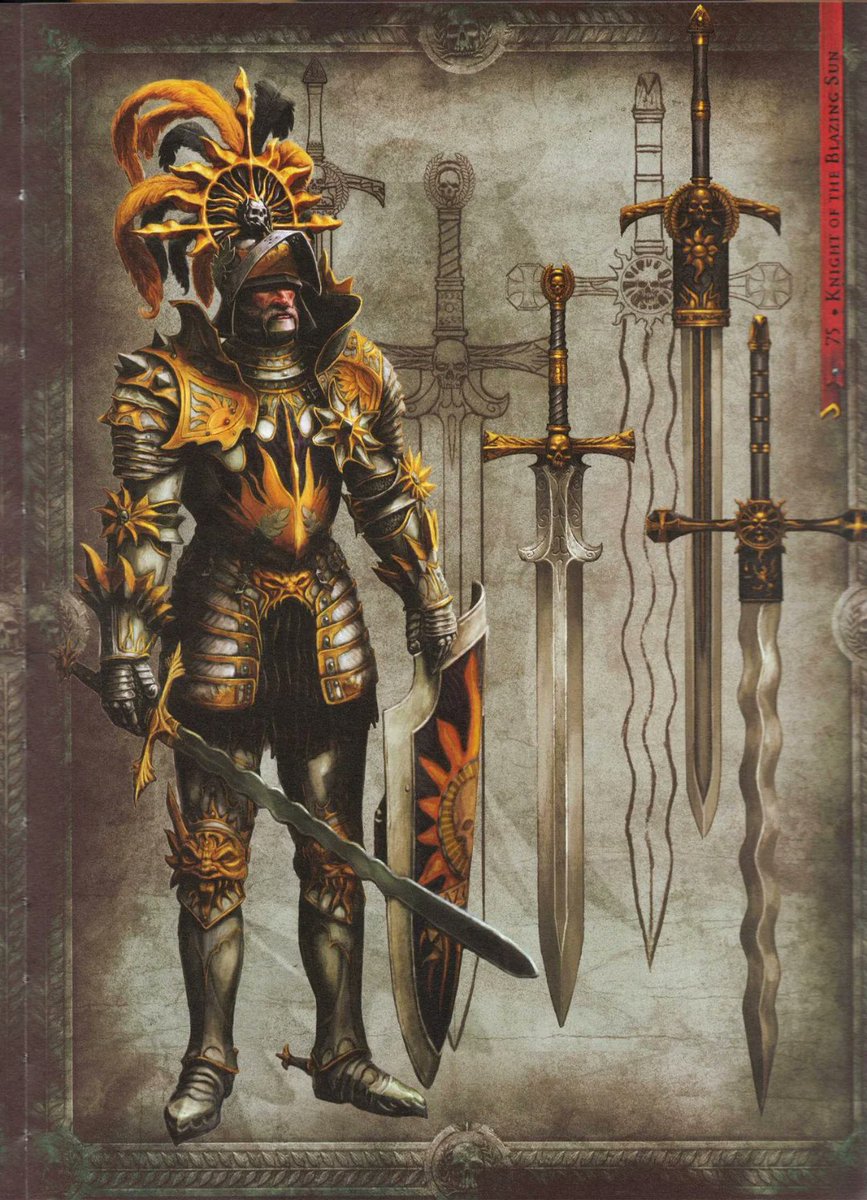 Knight of the Blazing Sun – from The Art of Warhammer Online