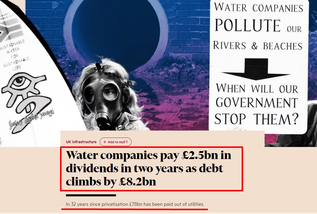 Thames Water, the UK's largest water utility, and its parent company defaulted on debt earlier this month. The Chinese Sovereign Wealth Fund—CIC—bought a chunk of it in 2012. How did the West sell its most precious assets to the DEVIL? Unfortunately, people will only see the