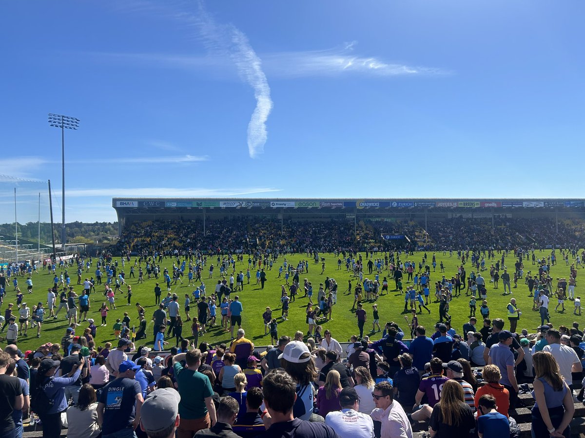 Great bit of social hurling today at HT in Wexford park