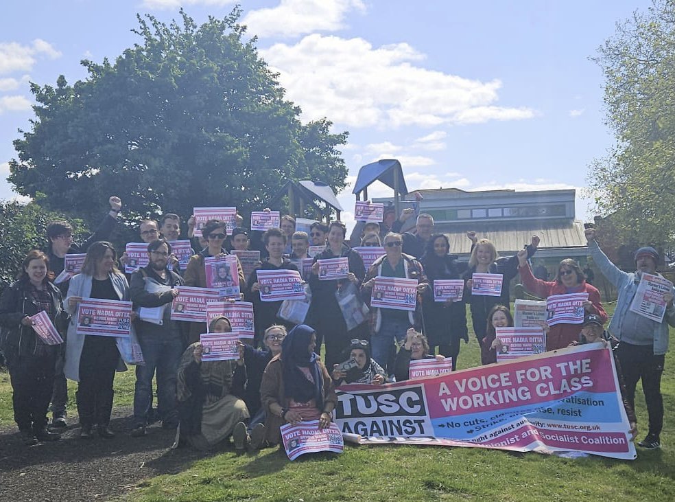 Bevois Team out today at the Venny we saved, doing great work to elect Nadia Ditta anti cuts, anti war Socialist Party member & Trade Unionist and Socialist Coalition ✊#VoteTUSC #StopCouncilCuts #StopWarOnGaza #SocialistSunday Support @TUSCoalition Join the @Socialist_party