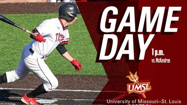 Gameday! The Tritons wrap up the series against the Bearcats! 📍- St. Louis (UMSL Baseball Field) 🎥- glvcsn.com/umsl 📊- umsltritons.com/sidearmstats/b… #⃣ - #GLVCbase #FeartheFork🔱#tritesup🔱