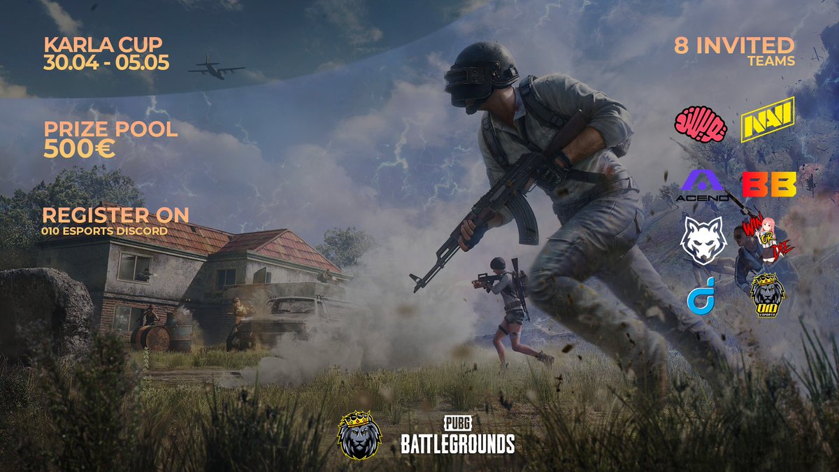 010Esports's tweet photo. 010 Esports Presents KARLA CUP

Register your team, and compete for a prize pool of 500€.

-Registration Starts: 20.4.2024
-Registration Ends: 27.4.2024 15:00 CEST
-Announcement of Groups: 28.04.2024

PRİZE POOL
🥇 300€
🥈 125€
🥉 75€

Registration:
https://t.co/lfBXShH9c9 https://t.co/XHW7Ze0q7Q