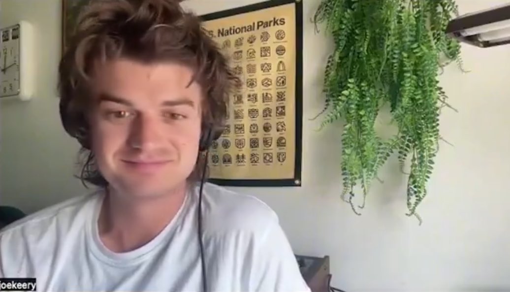 crying at joe having a pile of his interview t-shirts and having to turn the camera