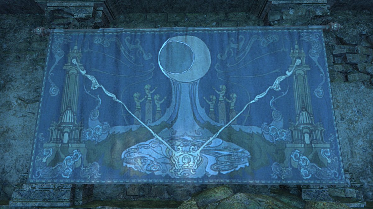 Beautiful tapestries from inside the Shadow Dance Temple 

#ElderScrollsOnline #ESO #TESO #ESOFam