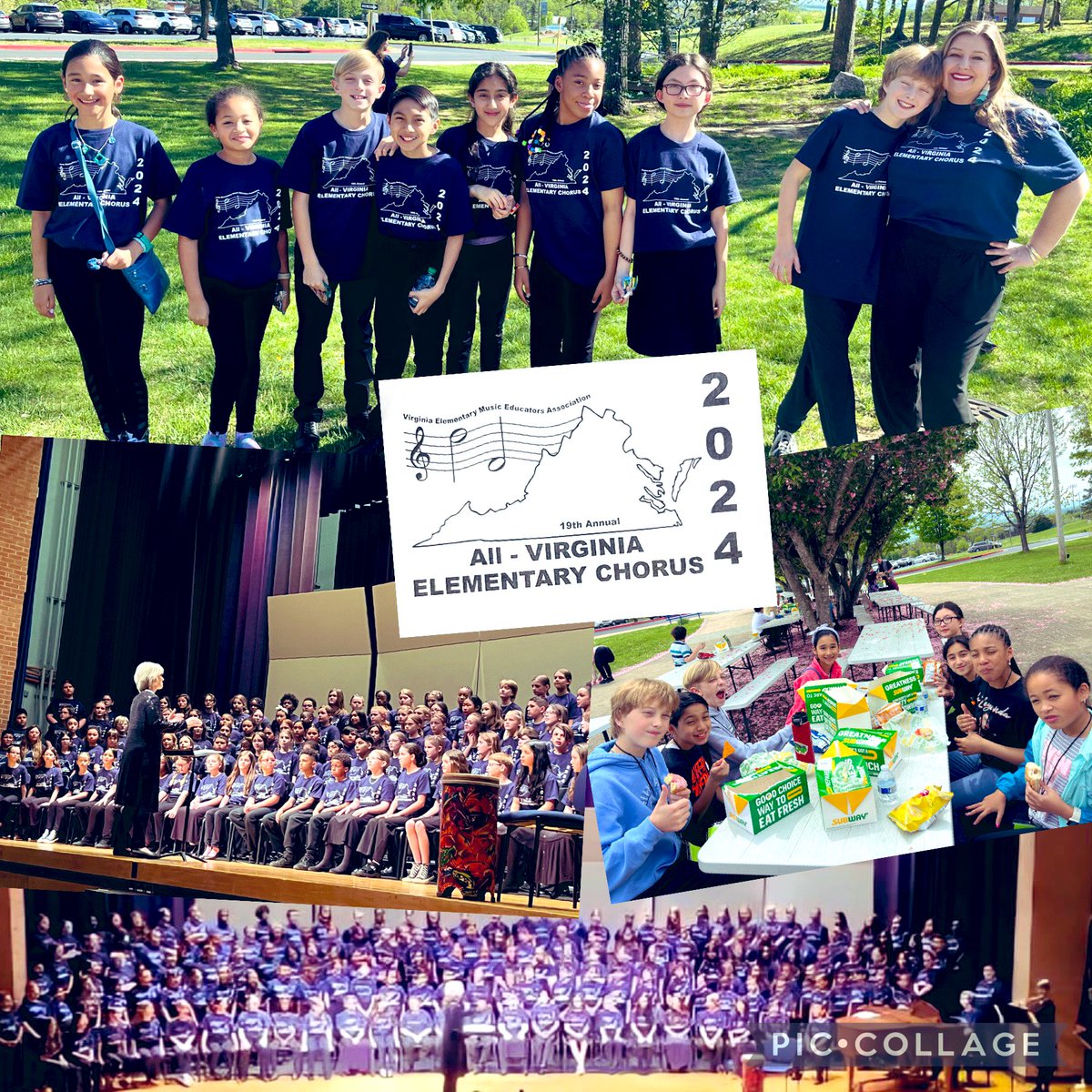 🎶 What an incredible day at the 19th Annual All-Virginia Elementary Chorus! 180 talented singers from 35 schools came together at Spotswood High School in Rockingham County. Tolbert Elementary School students were thrilled to be a part of this unforgettable experience!