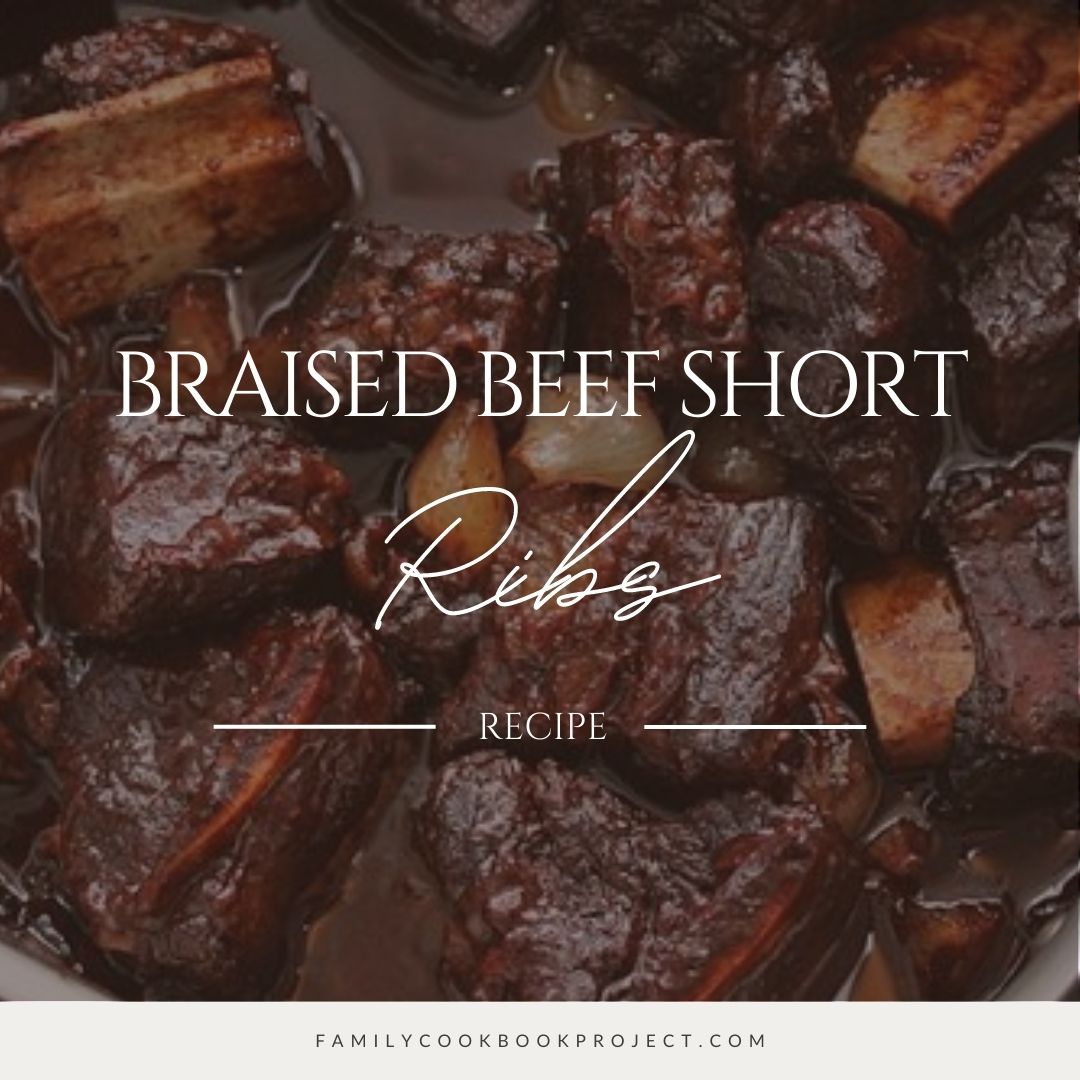 This recipe for Braised Beef Short Ribs is from The Waters Family Cookbook, one of the cookbooks created at FamilyCookbookProject.com. familycookbookproject.com/recipe/2644763… Visit familycookbookproject.com/getstarted.asp to start your own personal cookbook today! It's easy and fun and makes a great gift. #recipe