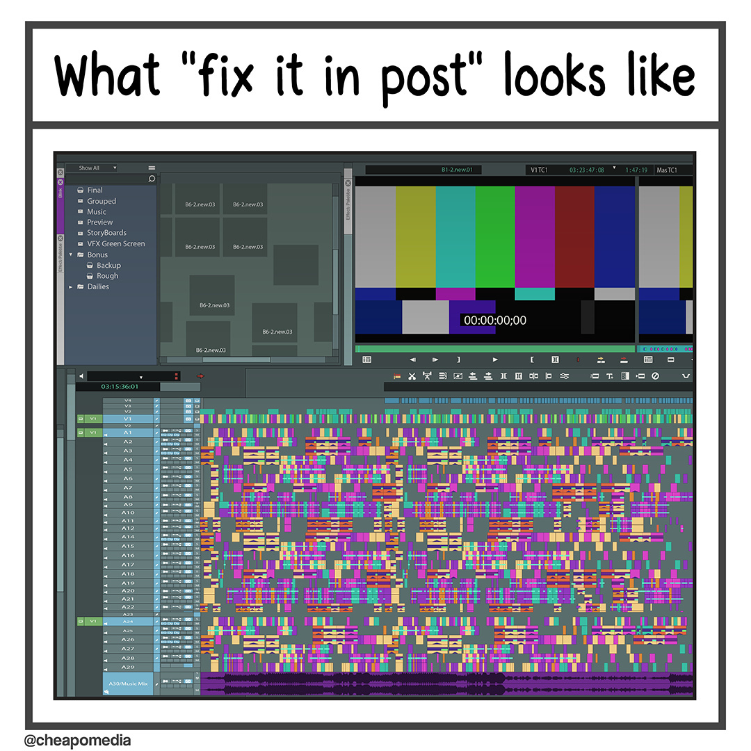 Avid's tweet photo. 🎞️ Fix it in post
📷 https://t.co/e6ZmHItzzr

#fixitinpost #avidmediacomposer #editing #editor #postproduction #mediacomposer #avid https://t.co/YxnuScmCbh