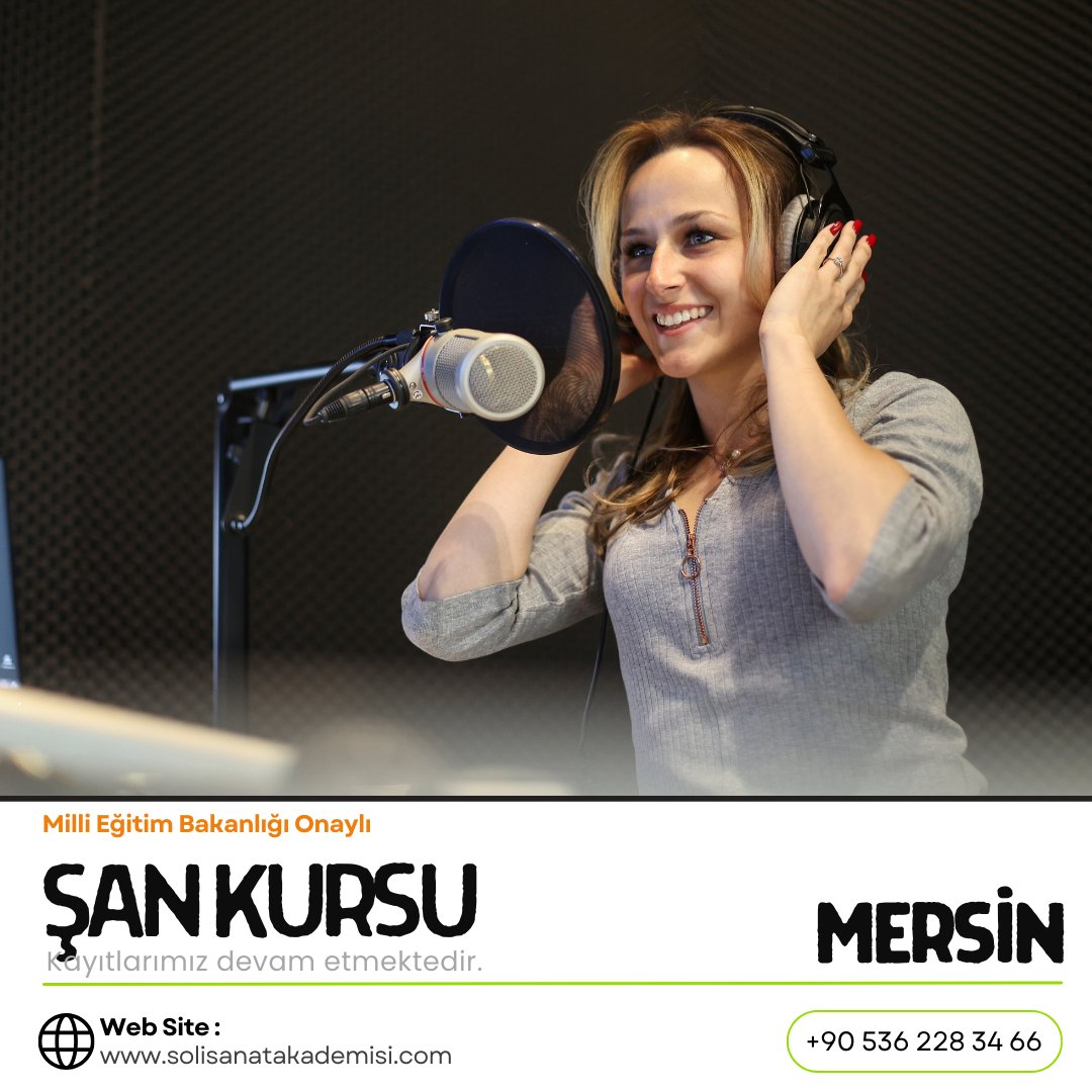 Mersin'de Markanın Adı : Soli Sanat Akademisi
#MersinŞanKursu #MezitliŞanKursu #ŞanKursu #Mersin #Mezitli #MersinÜniversitesi #MersinForum #MersinMezitli #ŞanKursuMersin #MersinSahil #Mersinpozcu #Music #Love #ŞanKursu #MersinŞan