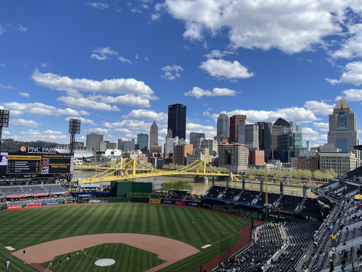 PNC Park is pretty great. Let’s go Bucs, etc.