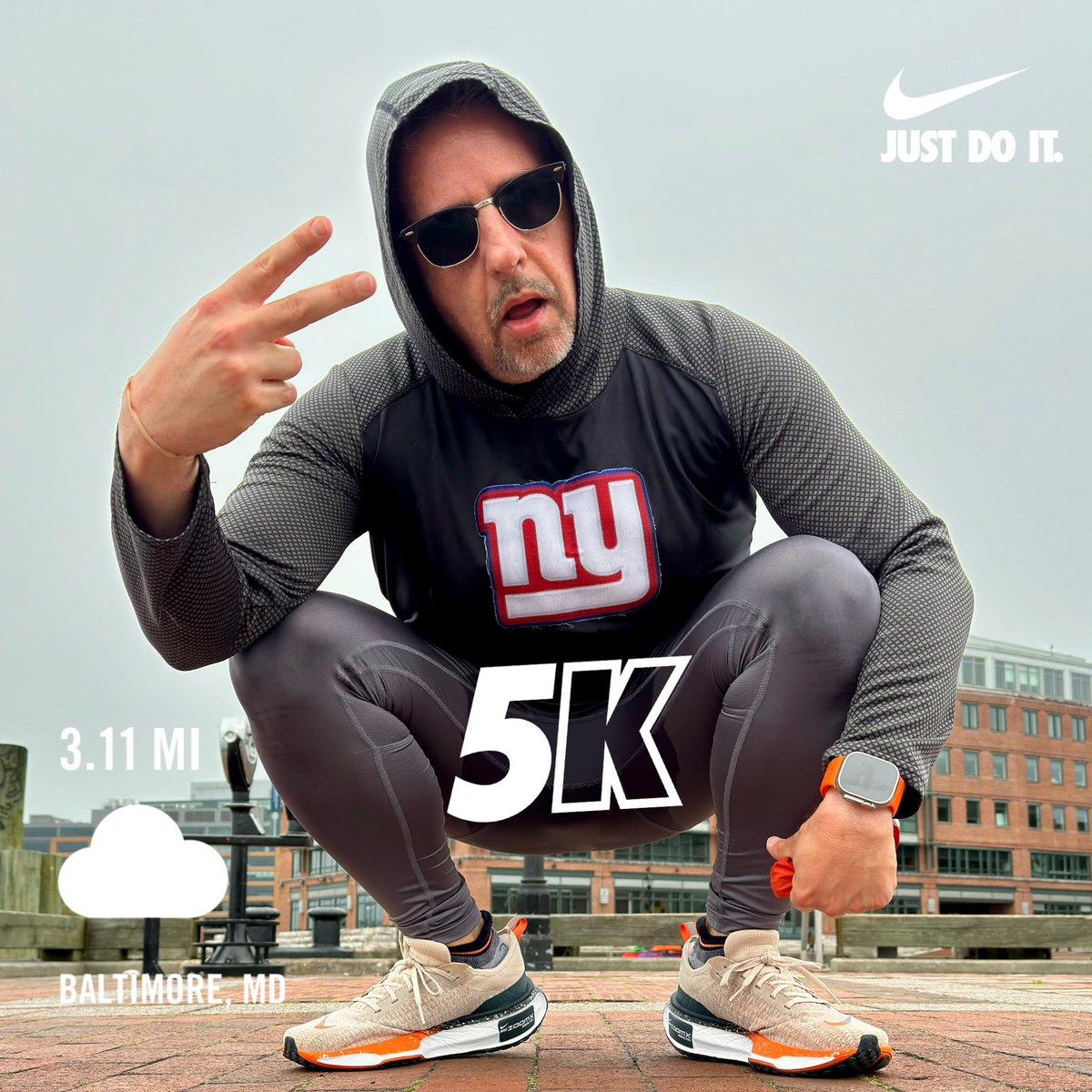 Ran 3.11 miles with Nike⁠ Run Club #JustDoIt #5k #race #dontstop #virtualrun #sundayrunday #everydamnmile #RunMD #nikerunning #everyrunhasapurpose #outdoorrunning #run #runchat #nikeplus #thisisaboutrunning  #thisisnotaboutrunning #insipiration #nikerunclub  🎉✌️🏃‍♂️@nike