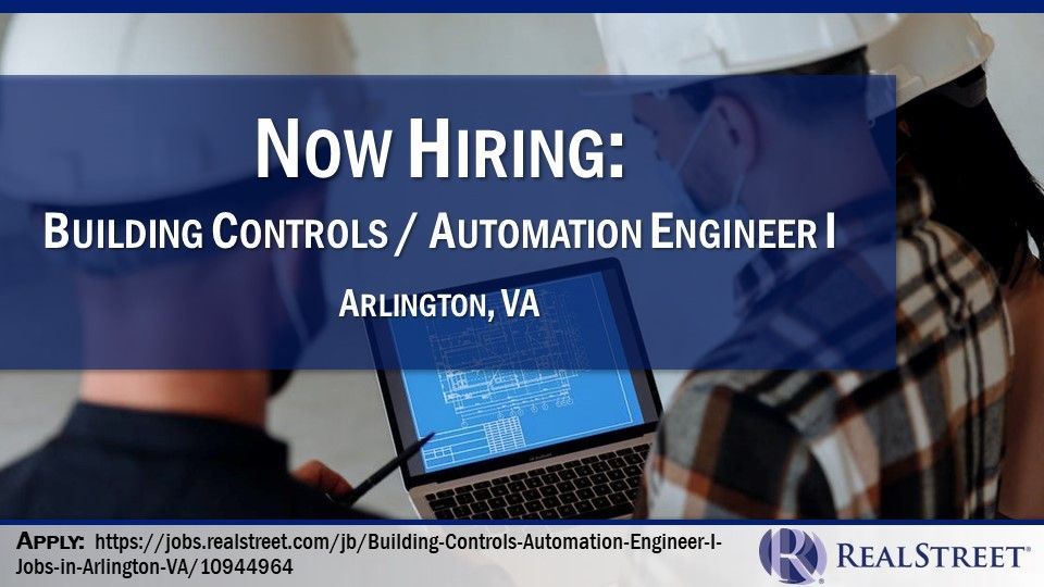 We're looking for a Building Controls / Automation Engineer for a fantastic job opportunity in Arlington, VA! Apply now! jobs.realstreet.com/jb/Building-Co…  #jobs #constructionjobs #engineeringjobs #hiring #applytoday