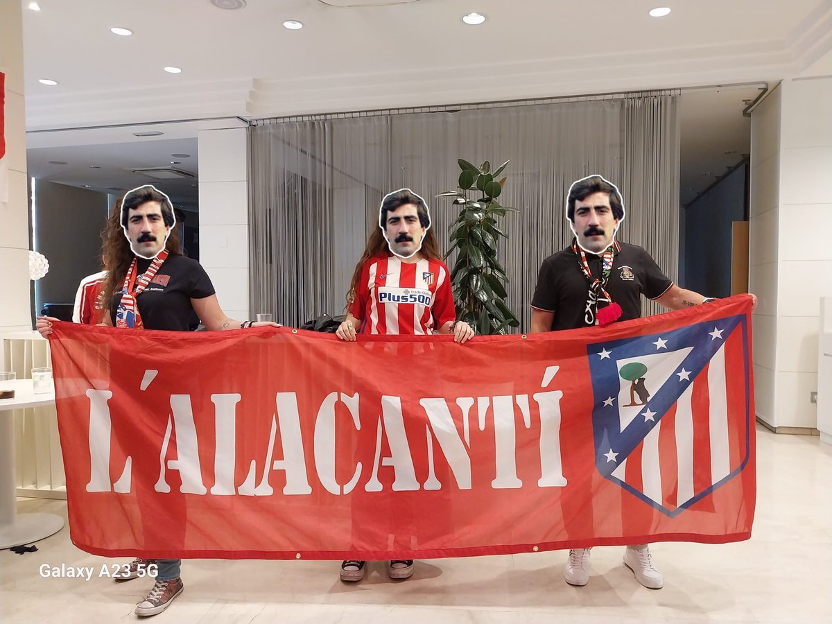 Ya estamos presentes por Vitoria #alavesatleti #atléti #aúpaatleti🔴⚪ #forzaatleti #lalacanti1903