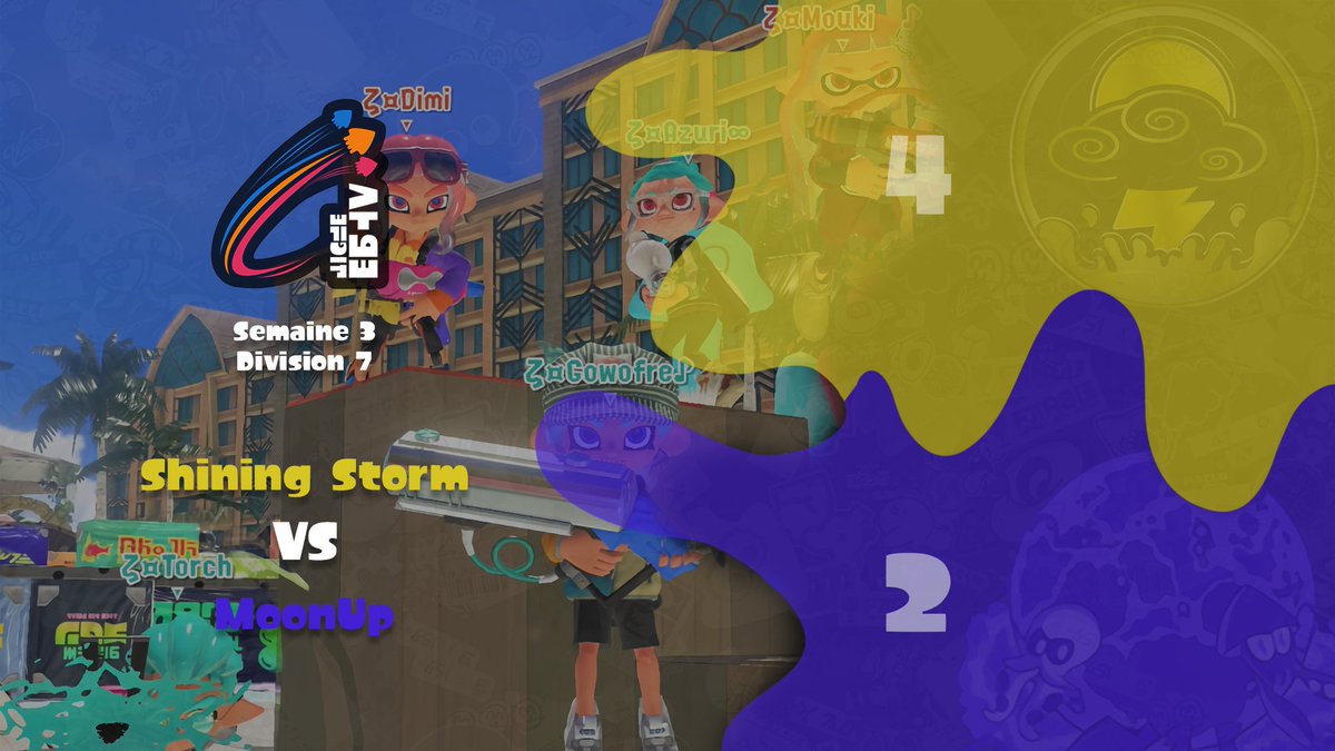 ShiningStormSp2's tweet image. VICTOIRE !

Très bon match contre une belle équipe de @MoonUp_splatoon avec des manches très serrées !

Victoire 4-2 !

Rendez-vous à 17h pour notre dernier match de la saison !

GGs !