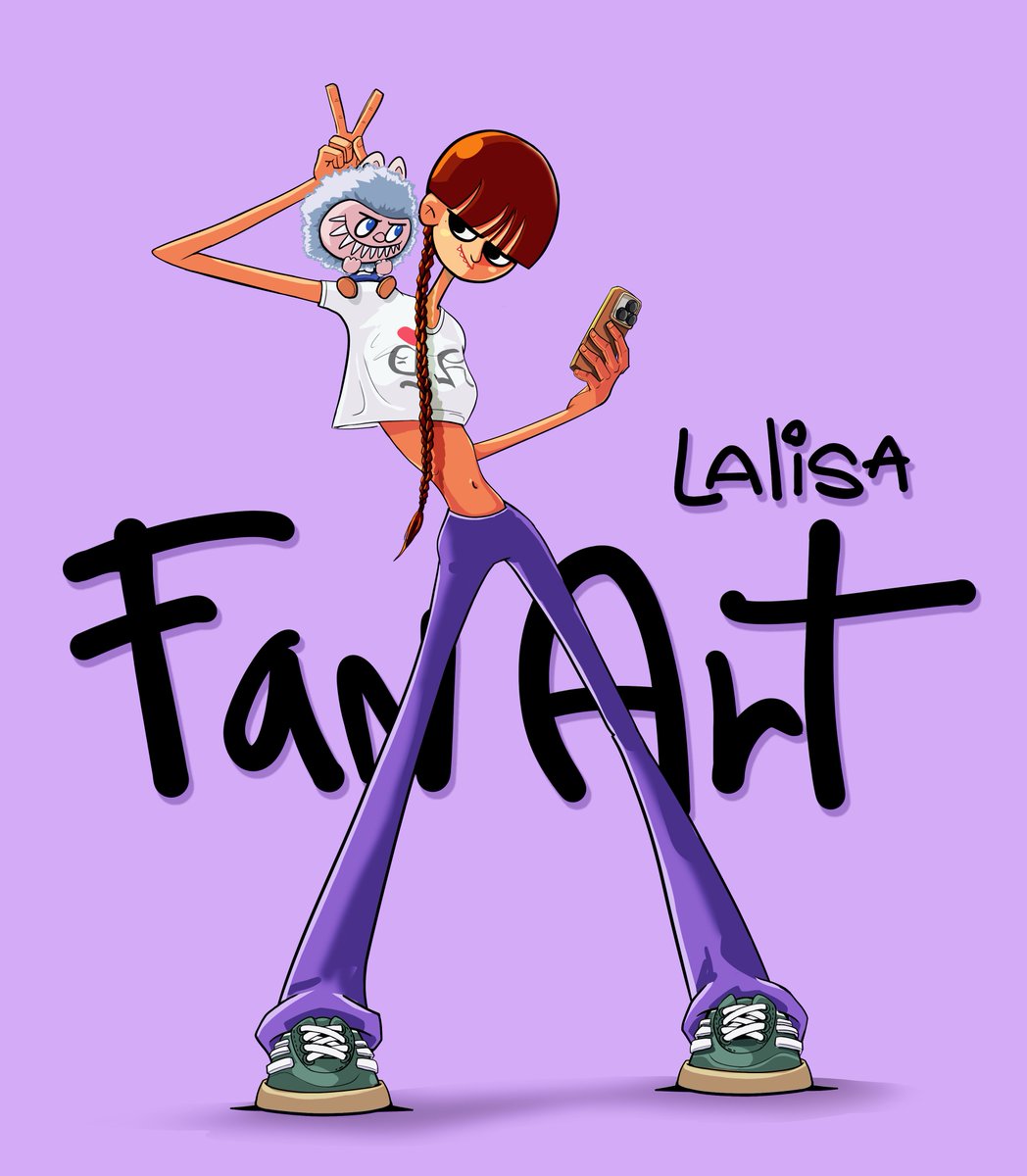 fanart #LISA #LALISA #ลิซ่า #Labubu #characterdesign