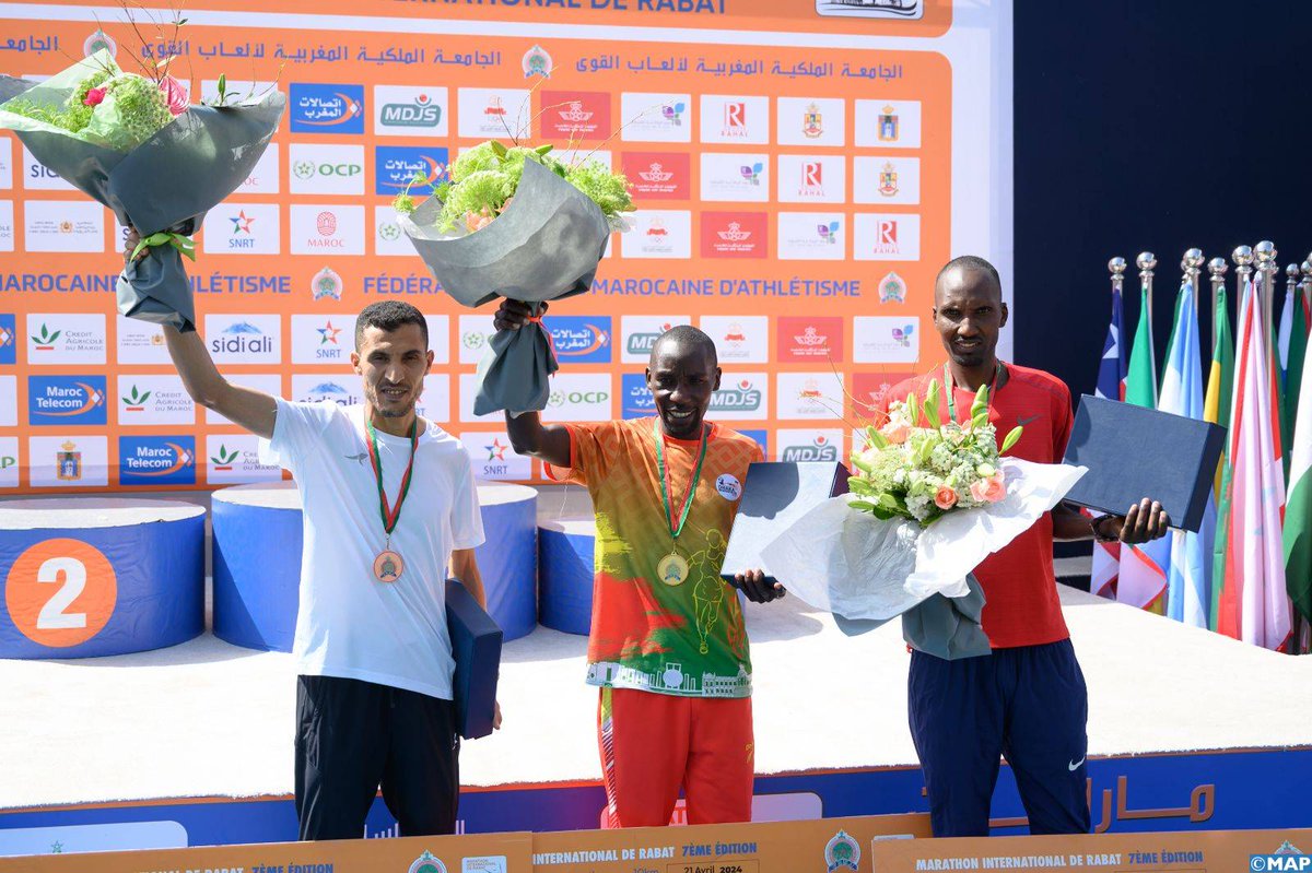 Kenyan Robert Kwambai Wins 7th Rabat International Marathon rb.gy/q8uy22