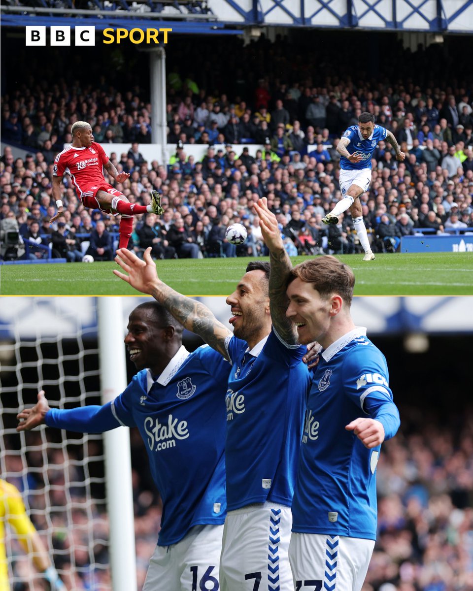 The Toffees are two goals to the good! Precision perfect from Dwight McNeil. 🎯 #EVENFO #BBCFootball