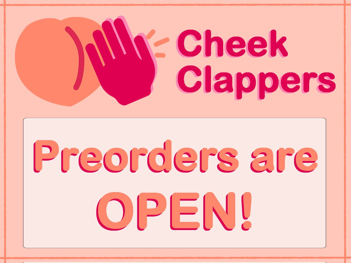 🍑CHEEK CLAPPERS PREORDERS WILL BE OPEN FROM APRIL 20TH TO MAY 25TH🍑 🍑 THERE WILL BE FOUR DIFFERENT TIERS IN OUR SHOP 👏IF WE SELL 50 COPIES OF THE MERCH BUNDLES YOU WILL UNLOCK OUR SECRET STRETCH GOAL, AN ADDITIONAL MERCH ITEM! #kiribaku #krbk #Kiribakuzine 🍑LINK IN BIO.🍑