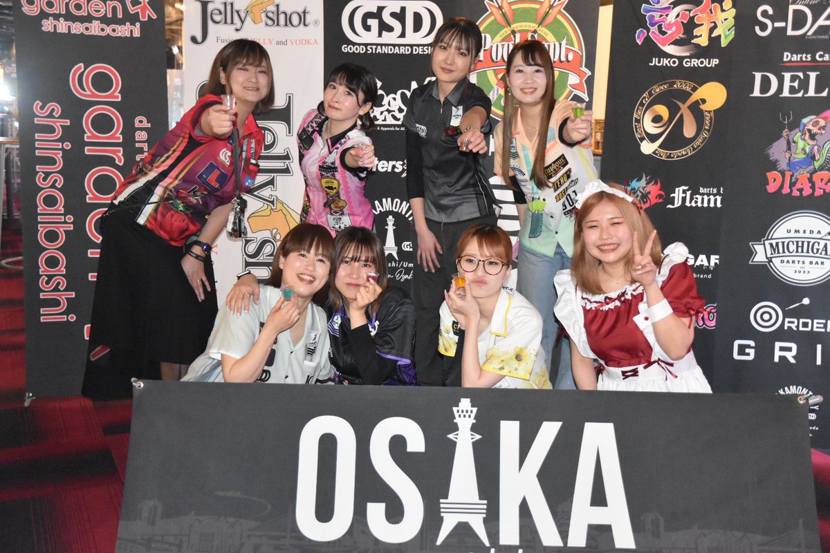 ASUKA28DMC's tweet image. 本日の #OSAKAmonthly 参加して下さった皆様お疲れ様でした！
今日も #Jellyshot いっぱい楽しかったです✨️
 #Garden心斎橋店 様のスタッフの皆様、ゲストメンバーもお疲れ様でした！