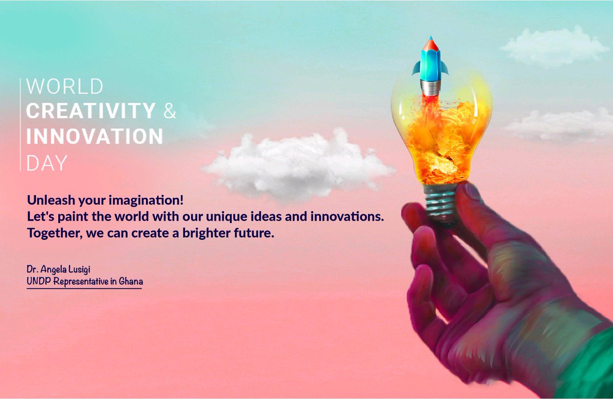 Happy World Creativity and Innovation Day! Celebrate the power of imagination, the spark of innovation, and the endless possibilities. Let's ignite our creativity, think outside the box, and make a positive impact on our world. #CreativityDay #Innovation #MakeADifference