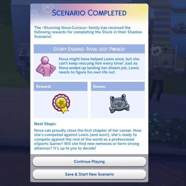 Alexia3angel's tweet photo. 1st Time I done this #TheSims4Scenario I married Nova and Lewis and they had a baby together! 2nd Time Today: " Nope Lewis, ain't gonna happen! Go your Way Tuna Head Major!! I'll Go Mine!! Idon't need you dragging me down! Bye Bye Jerk!!" #TheSims4 #StuckInTheirShadow #NeverAgain https://t.co/UqbmYqi0HR