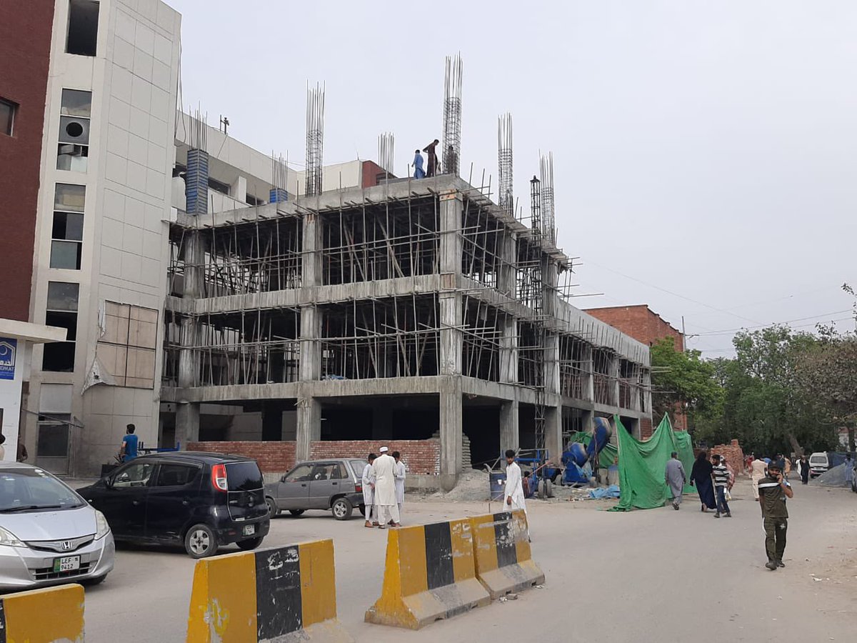 Revamping of Jinnah Hospital Lahore underway. 
2/2