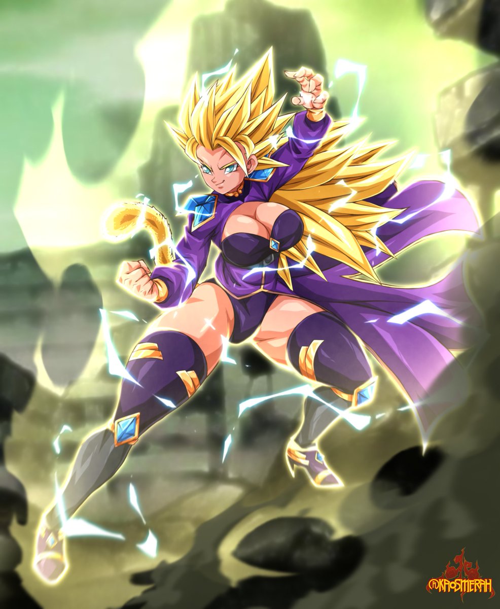 Xhelia stands fierce and unstoppable, her aura ablaze in the