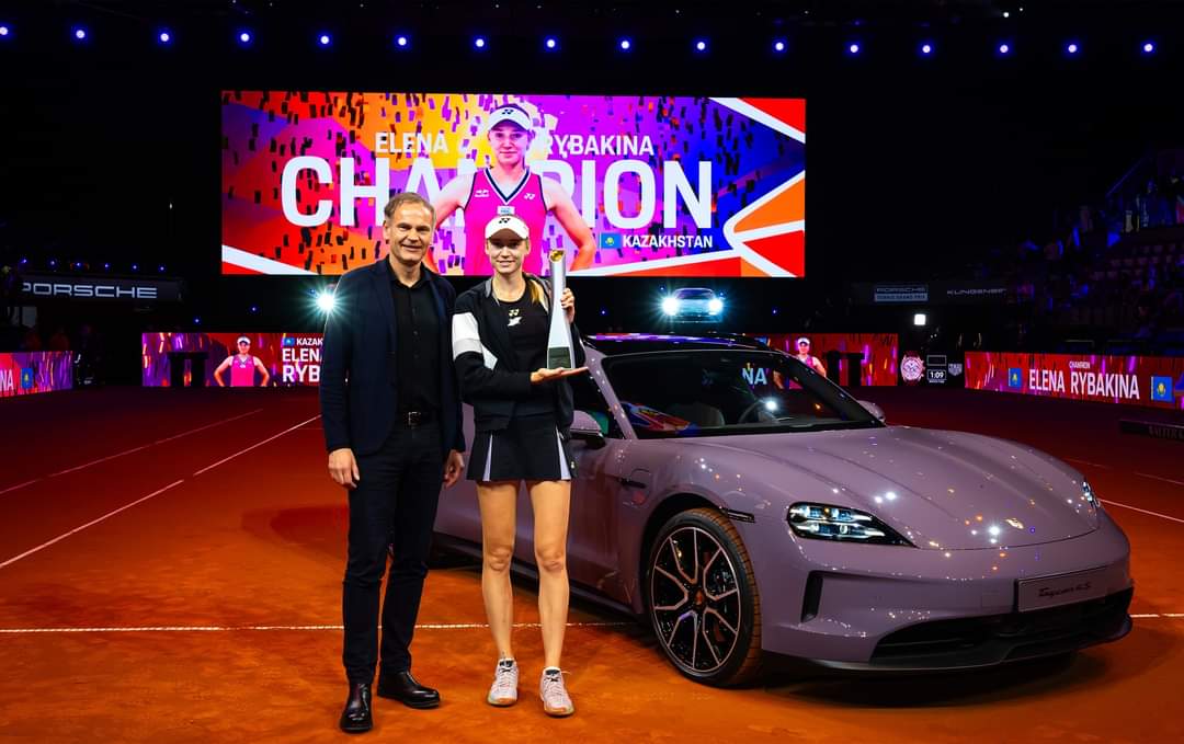 @lenarybakina Congratulations Elena WTA 500 Porshe Grand Prix Stuttgart 2024Champion 🏆🇰🇿🎾❤️💐🙂👏👏👏 !!!