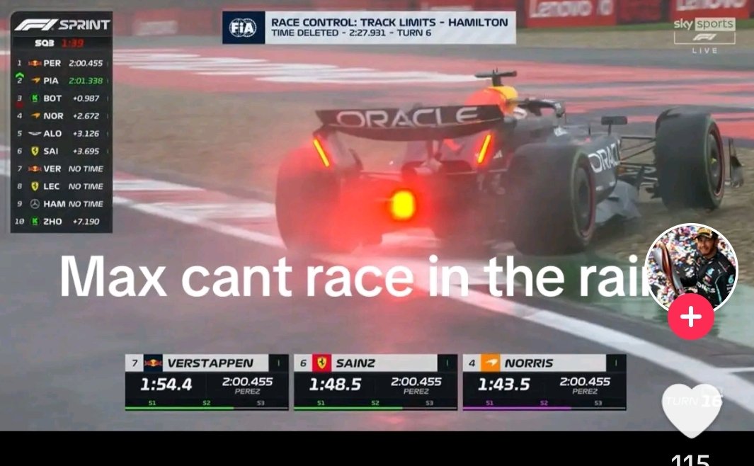 dieIcelimo's tweet photo. Drama in 4 acts #f1 #p1 #ChineseGP https://t.co/3eTuN8VV6Q