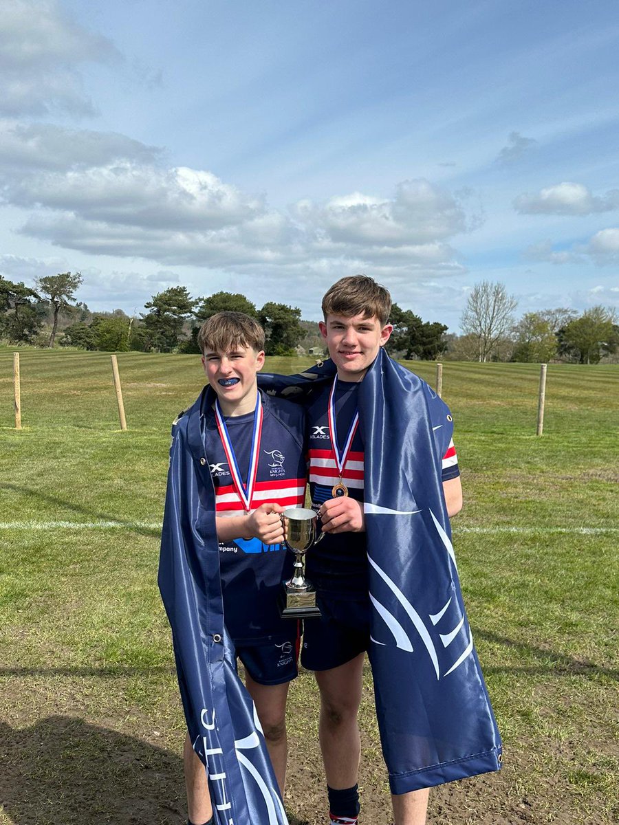 The two Georges are U14 Yorkshire Cup winners. Well done @DoncasterKnight @Sed_Sedgwick