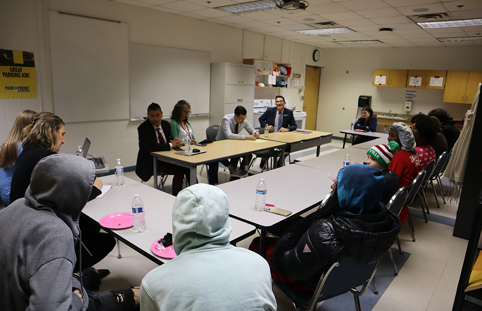 Anoka-Hennepin Superintendent Cory McIntyre has facilitated conversations with students at district high schools throughout the 2023-24 school year and on April 9, visited the district’s COMPASS program. Learn more: bit.ly/49KuUDm | #AHSchools