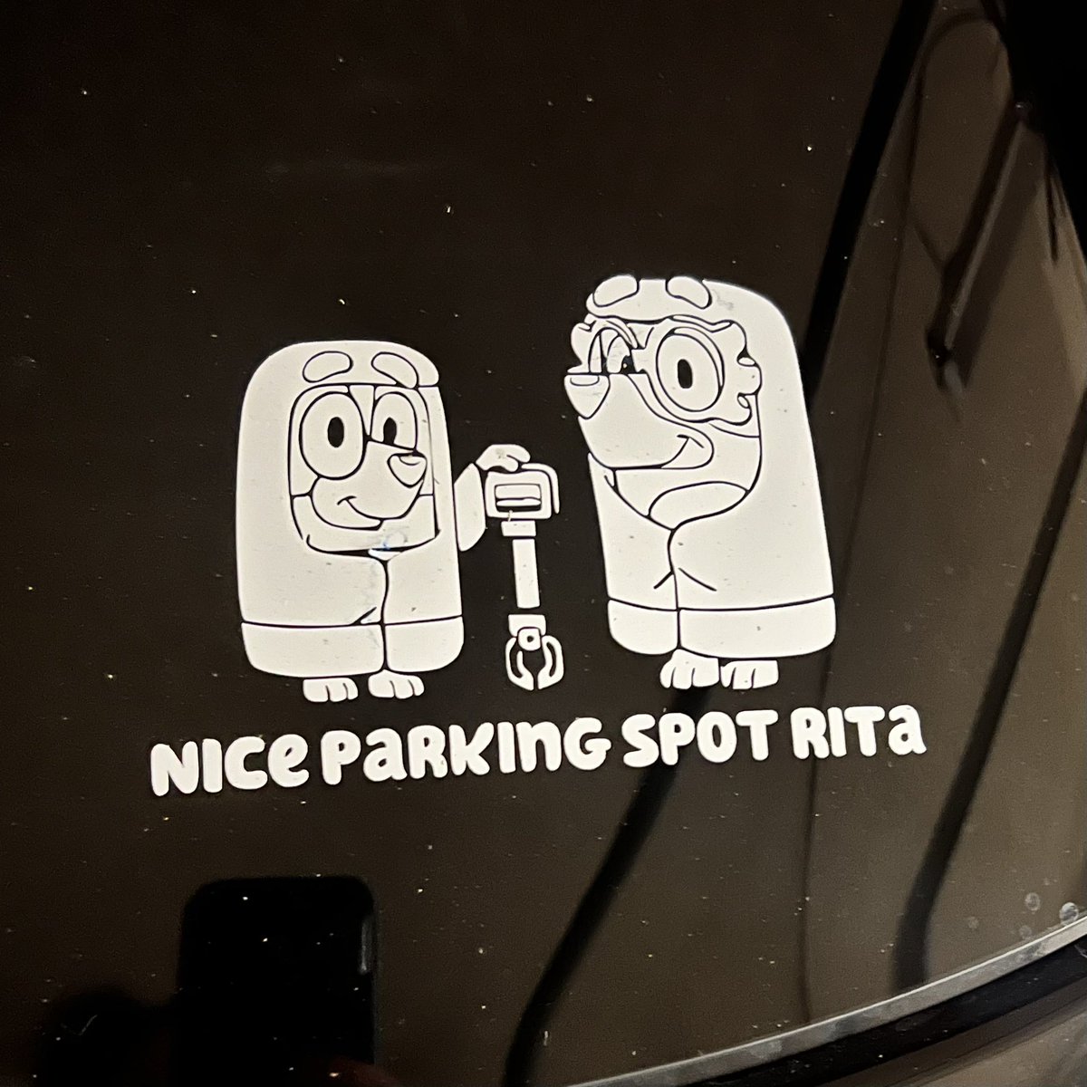 tiffsdesign's tweet photo. Our car is fully invested in @OfficialBlueyTV 💙🩵
.
.
.
(Apparently someone else's is too, since "BLUEY" was taken) 😅 https://t.co/AtrmdyPkvL