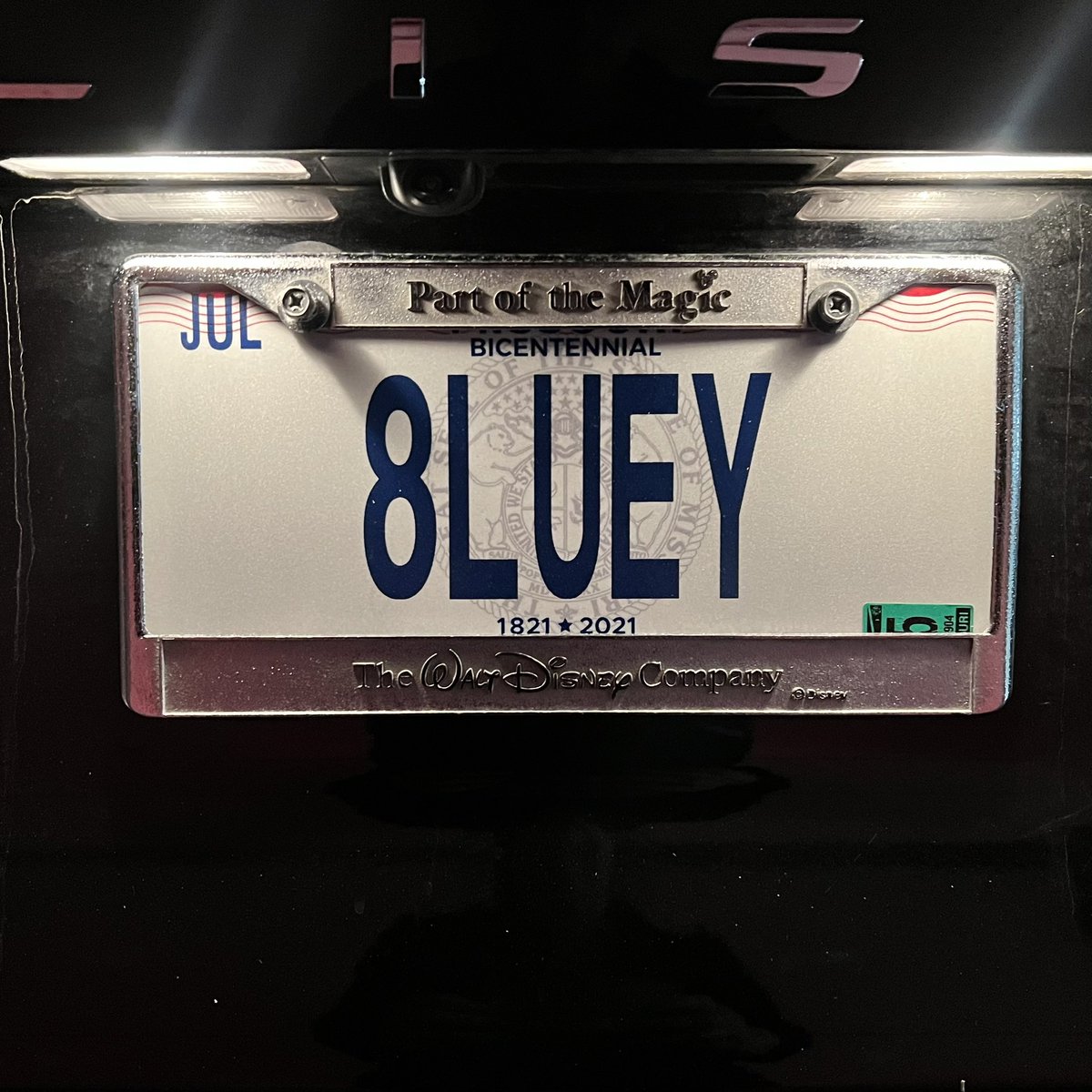 tiffsdesign's tweet photo. Our car is fully invested in @OfficialBlueyTV 💙🩵
.
.
.
(Apparently someone else's is too, since "BLUEY" was taken) 😅 https://t.co/AtrmdyPkvL