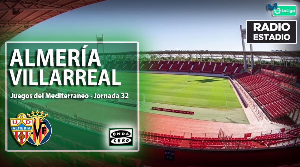 Radioestadio's tweet photo. #LaLiga • Jornada 32 | #Radioestadio

‼️COMIENZA‼️
UD Almería 0-0 Villarreal CF

⭕️@JAManzanoOCR
⭕️@NinoVerdeOCR

🔘@davidtimon_
🔘Gica Craioveanu
🔘Andújar Oliver

📊@2010MisterChip

Escucha aquí el #AlmeríaVillarreal
📻https://t.co/RBa93u7HSk
📺@MovistarFutbol https://t.co/JkfrGYJCUa
