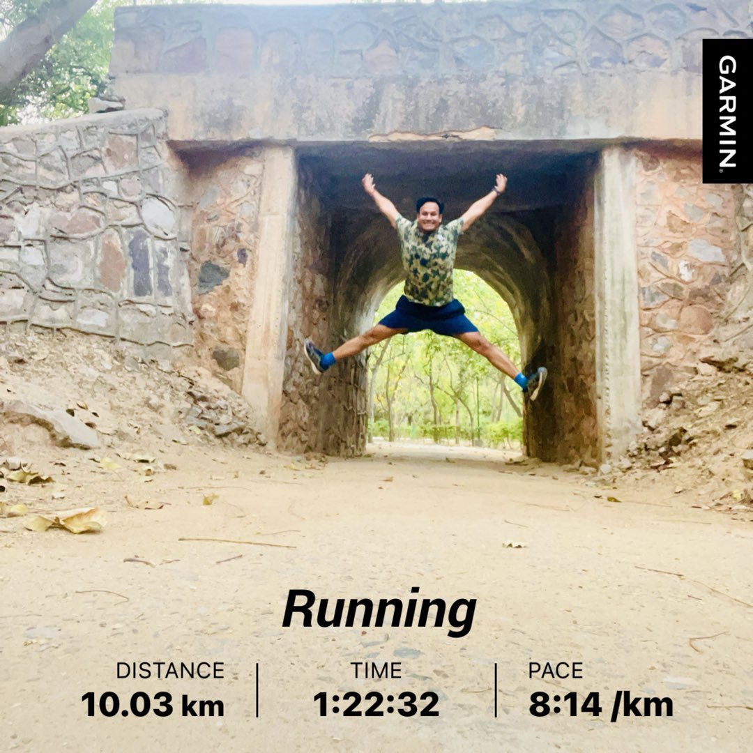 thehybridrunner's tweet photo. Another to do list ✅
Being @thehybridrunner
It’s dream to chase #ULTRAMAN
I found a way back in d city forest of #DelhiCapitals called #JahapanahForest
Missed #MorningMagic yet chased weekend #evening thanks r due to @ShiShares
Will train more 🔜
#runbydeepak #10kms #LSD https://t.co/W6ojiLx7u4