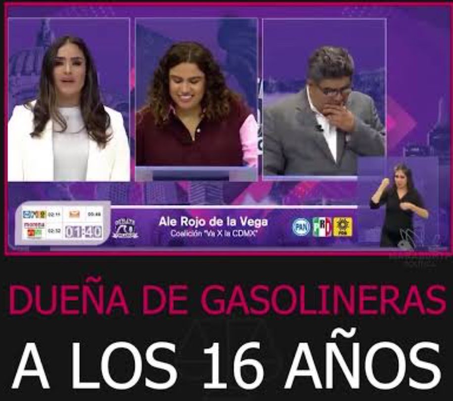 Parece que la exhibida que le dio #AleRojoDeLaV a #CatyMonreal caló hondo en ella y su equipo. Les preocupa que la candidata opositora haya afirmado que la hija de #RicardoMonreal es dueña desde los 16 años de siete gasolineras. Algunos se preguntan que si llegara a ser