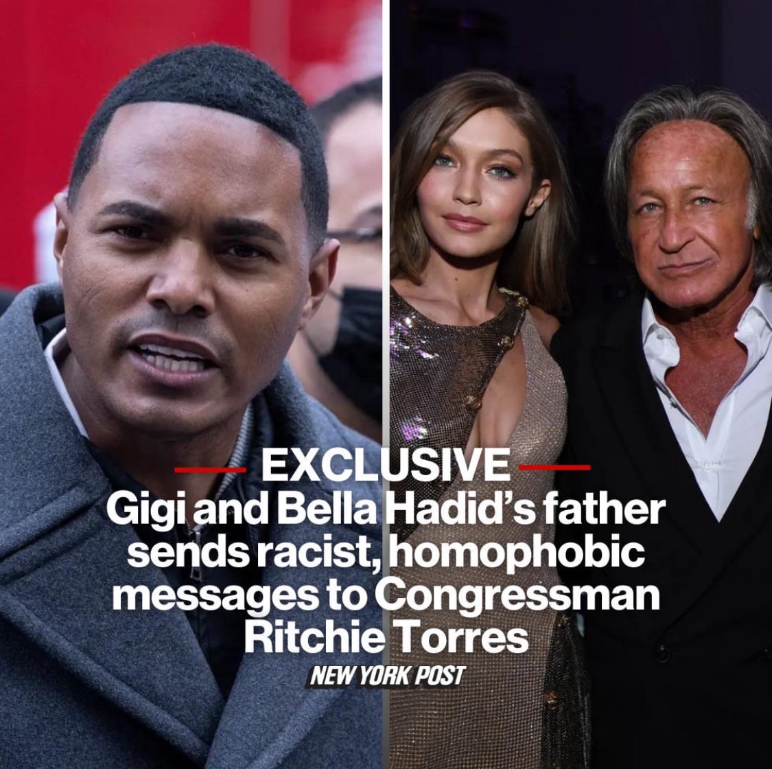 For the thought crime of supporting Israel in the wake of October 7th, I have been the target of racist rhetoric from Mohamed Hadid. If you have the audacity to be a person of color AND Pro-Israel, you become fair game for racist hate and harassment.
