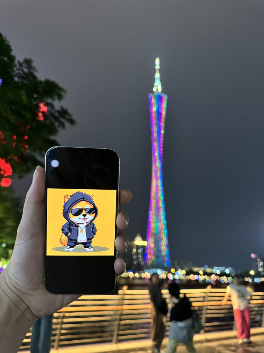 ShibaSekiToken's tweet photo. Shibaseki’s visiting Canton tower. We will see the green candle spike up higher than the top of this tower soon 🚀🚀🚀 https://t.co/e0VqFbCD6M