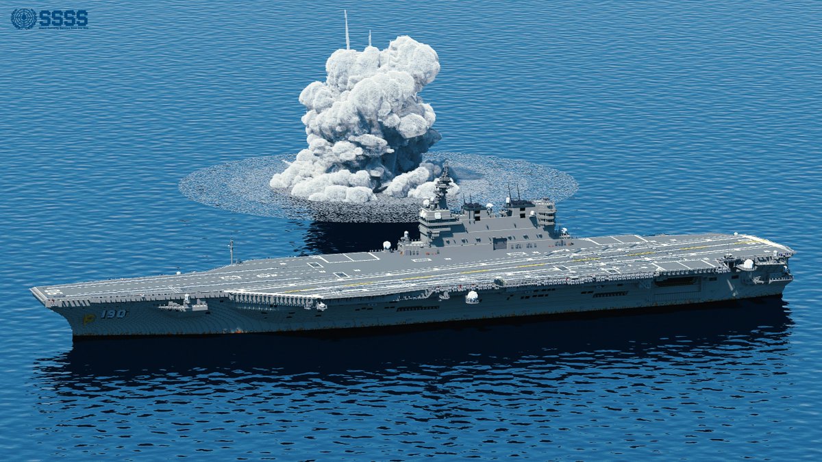 SSSS_minecraft's tweet image. #見た人もなにか無言で空母をあげる