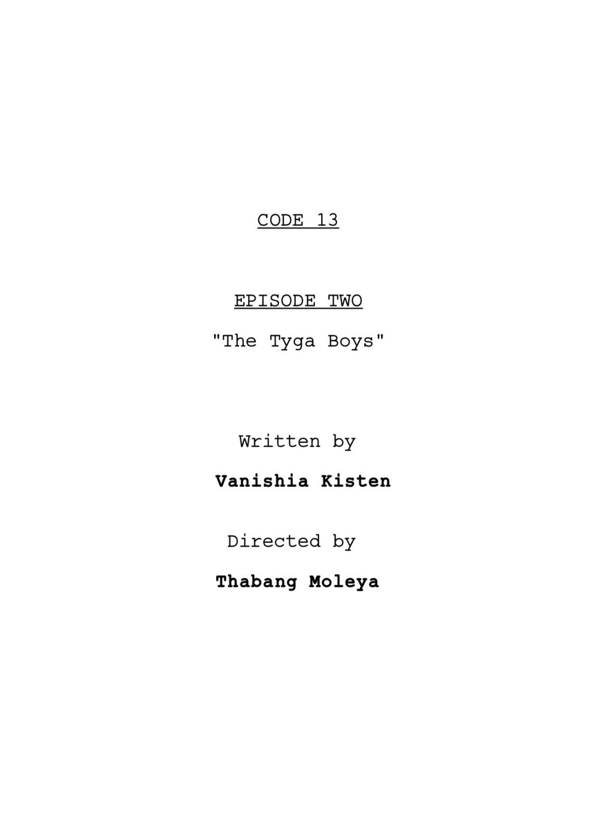 Vanishia_K's tweet image. If you’re not watching #Code13mzansi tonight, I really hate that for you. ❤️ 

Also, can all my scripts be directed by @Teabag_Moleya forever and ever?🔥