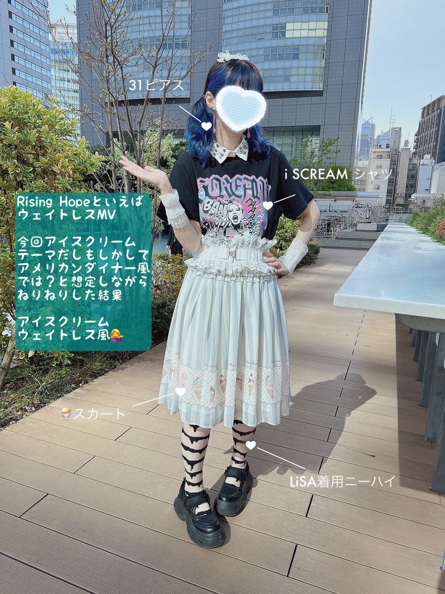 i SCREAM 2Dayお疲れさまでした🫠🍨 #LiSAアイスクリーム #LiSAッコーデ