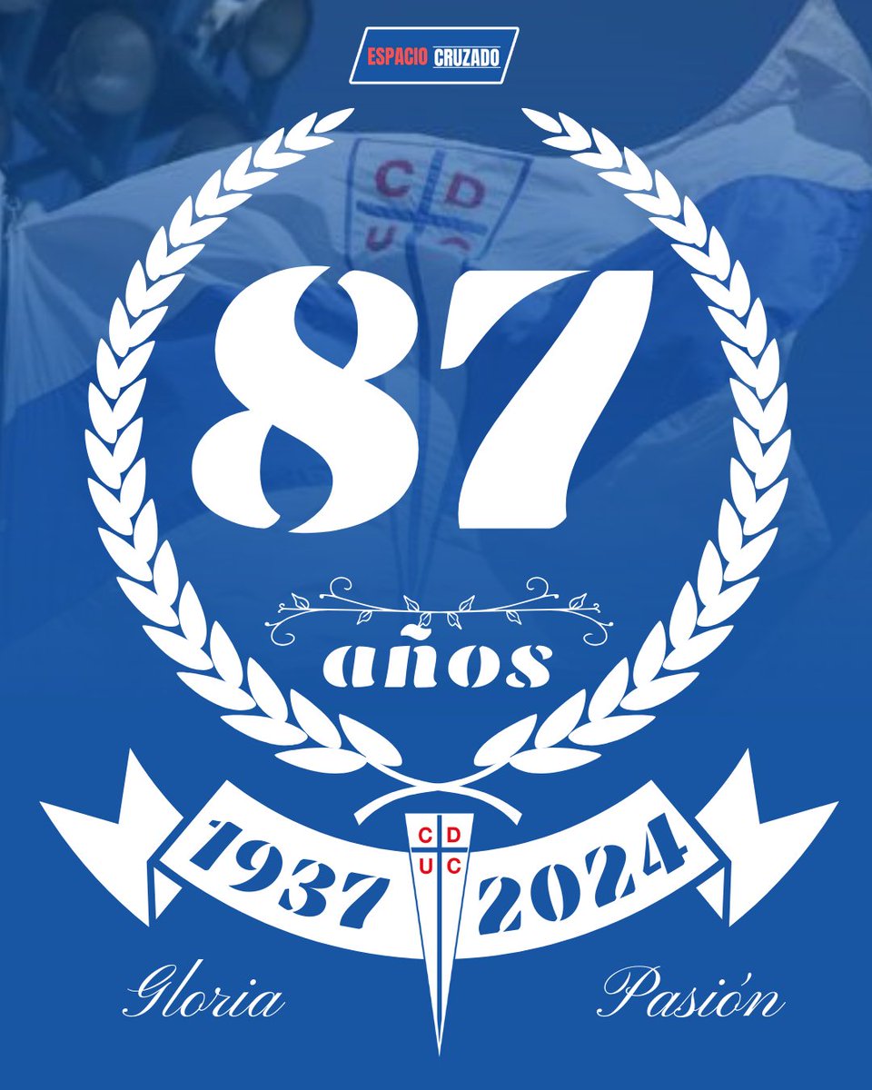 Felices 87 años al Club más lindo del mundo ⚪️💙⚪️ 

#LasCruzadas #LosCruzados