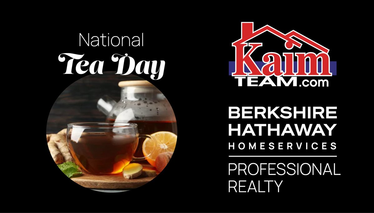 Let's raise our cups and celebrate the wonderful world of tea! 🍵 Happy Tea Day to all tea lovers out there! Whether you enjoy a soothing cup of chamomile, a robust black tea, or a refreshing iced green tea #TeaDay #themichaelkaimteam #kaimteam #BHHSPro #BHHS #BHHSrealestate