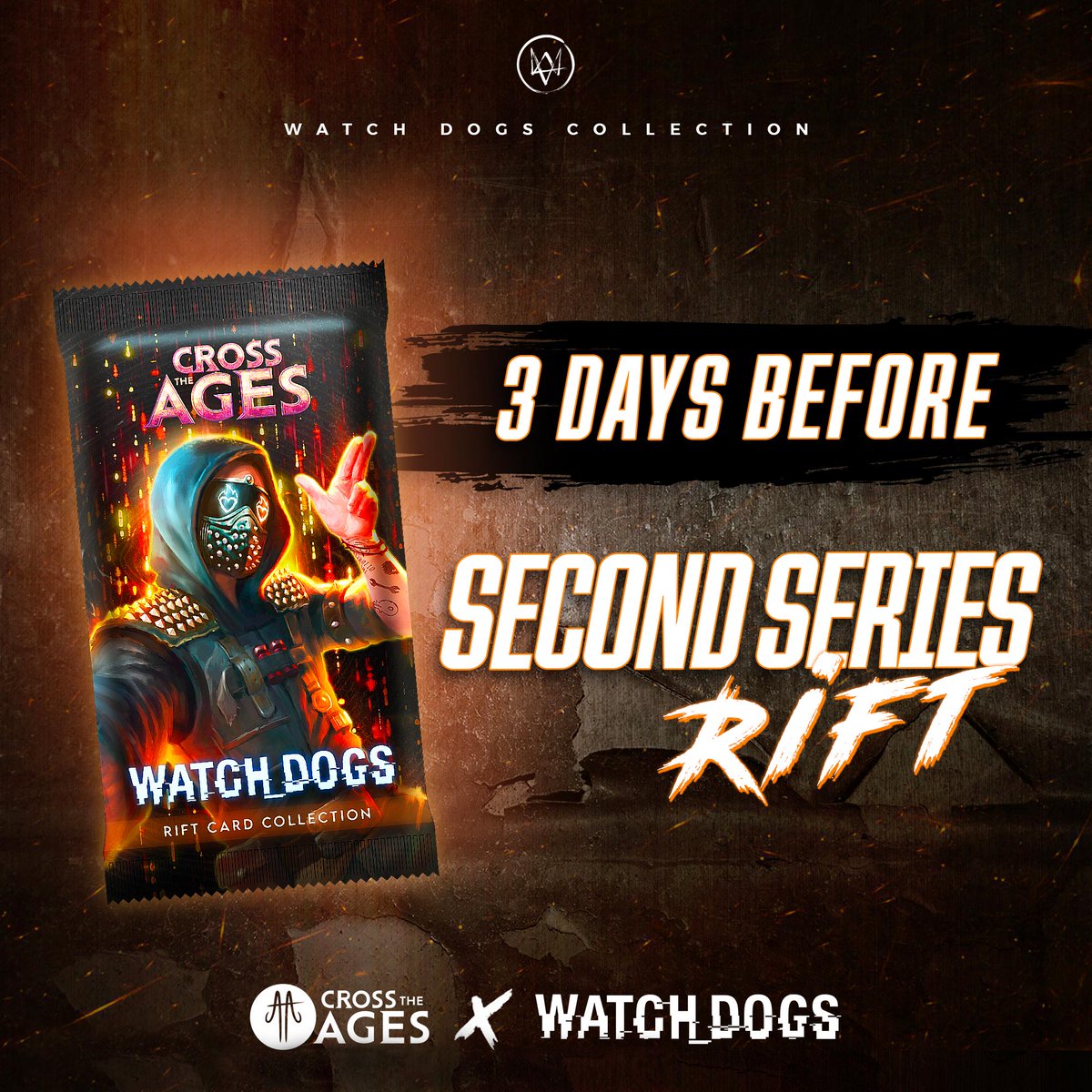 Almost there! 🎉 The second CTA x WatchDogs set is almost there. Mark your calendars with April 24 and get ready to discover the Watch Dogs characters that landed in the Rift. 🗓️🎮